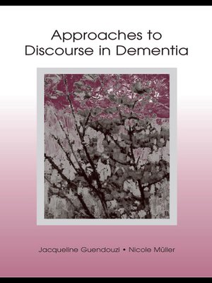 cover image of Approaches to Discourse in Dementia